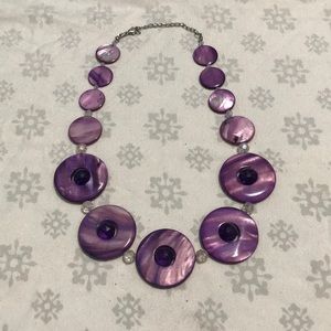 Purple necklace